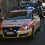 Automedica in azione stamattina a Chiavari