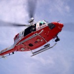 L'elicottero di soccorso dei vigili del fuoco