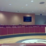 L'aula del consiglio regionale a Genova