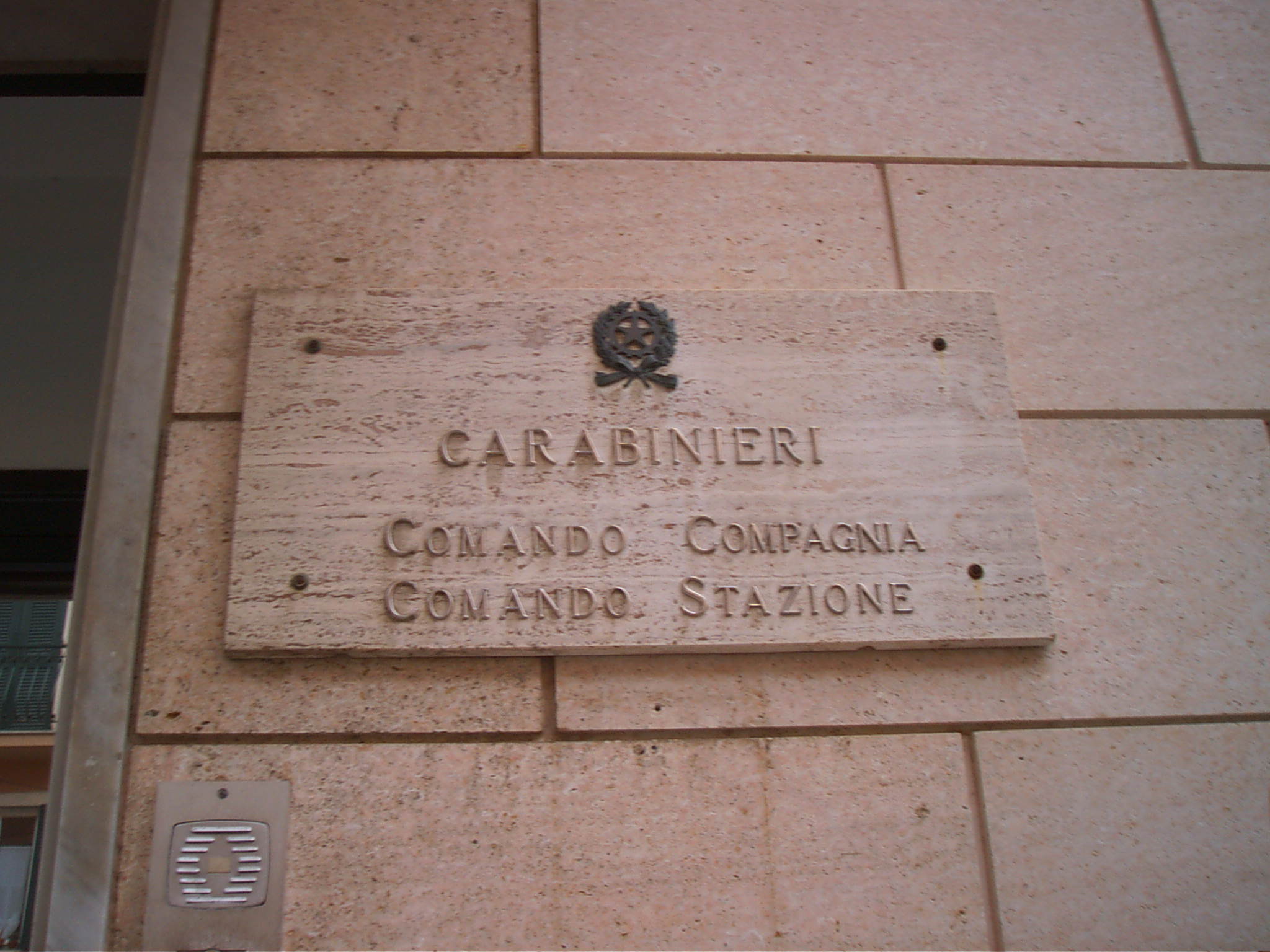 Sul posto i carabinieiri di Chiavari