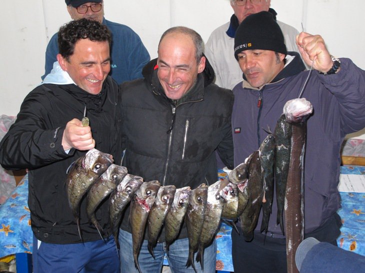Il Circolo Pescatori Dilettanti Rapallesi campione ligure di pesca a squadre