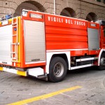 Vigili del fuoco in azione oggi a Lavagna