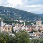 Una veduta di Lavagna dall'alto