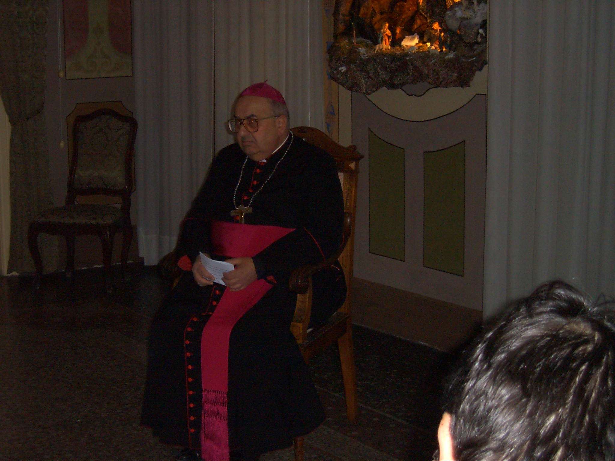 La visita del vescovo a San Colombano
