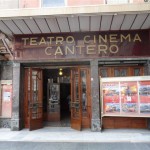 L'ingresso del cinema - teatro di piazza Matteotti