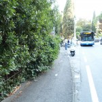La strada tra Rapallo e Santa Margherita