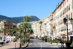 Il lungomare di Ghiaia a Santa Margherita