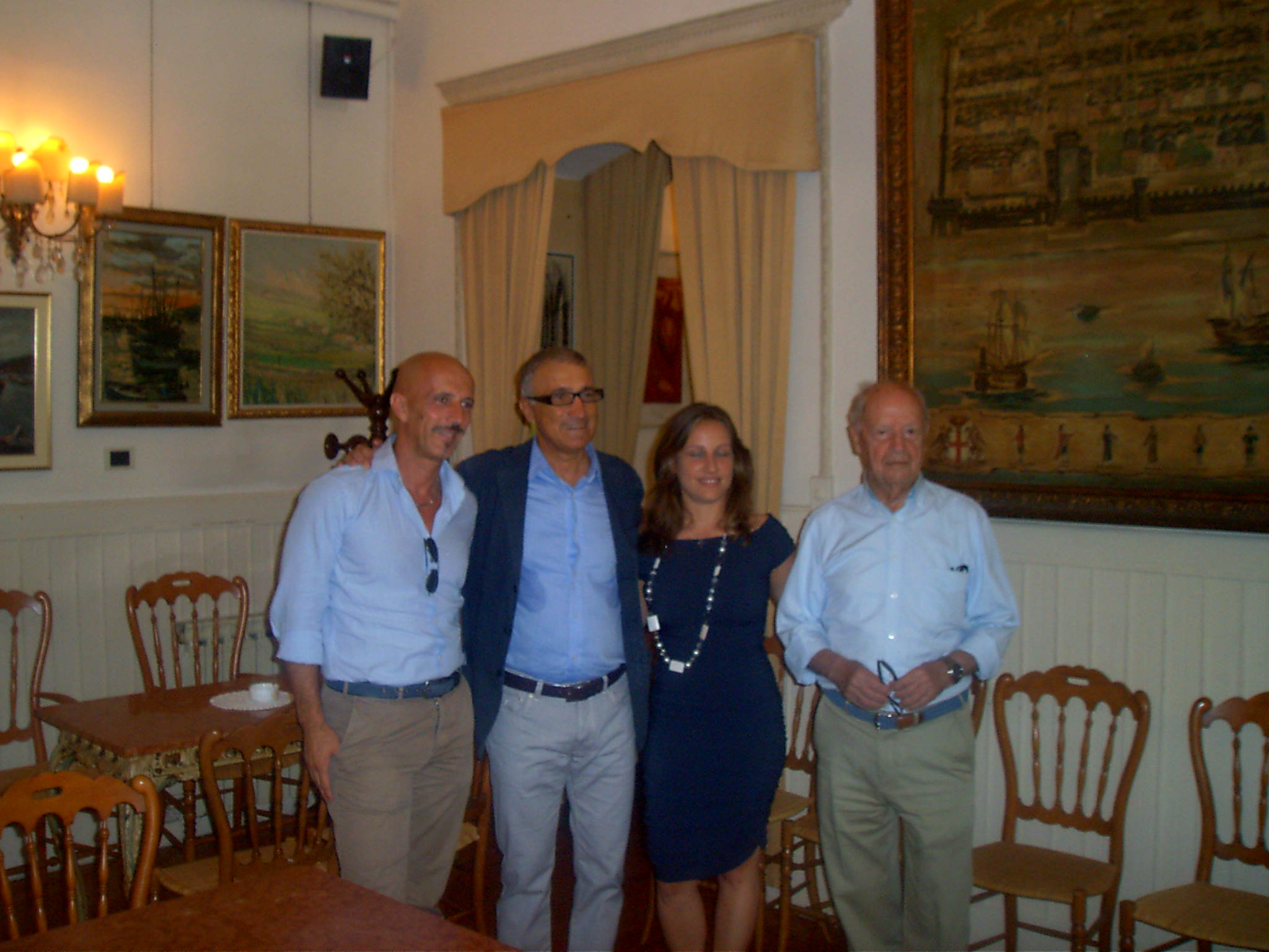 Numerosi cittadini a Caperana per l’incontro con Roberto Levaggi