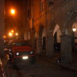 camionetta al buio