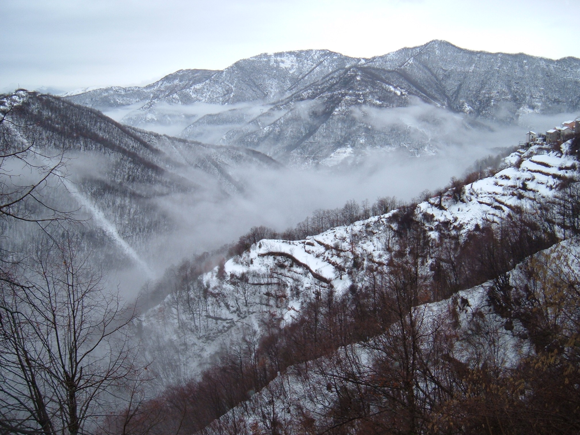 Preallerta neve, a Casarza Ligure avvisi meteo via facebook e twitter