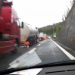 Traffico congestionato in A12