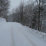 La neve è ferma alla spruzzata di sabato