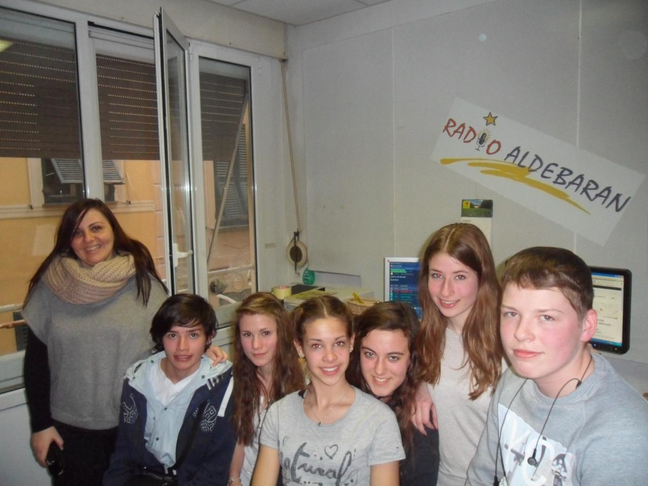 Dalla Germania, giovani studenti in visita a Radio Aldebaran