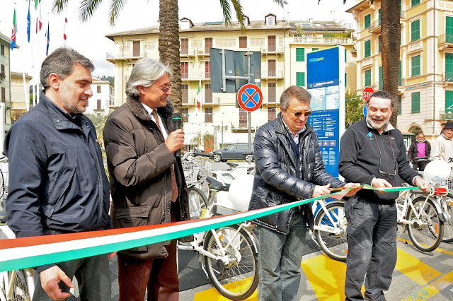 Inaugurato stamattina il bike sharing voluto dal Parco di Portofino Inaugurato stamattina il bike sharing voluto dal Parco di Portofino