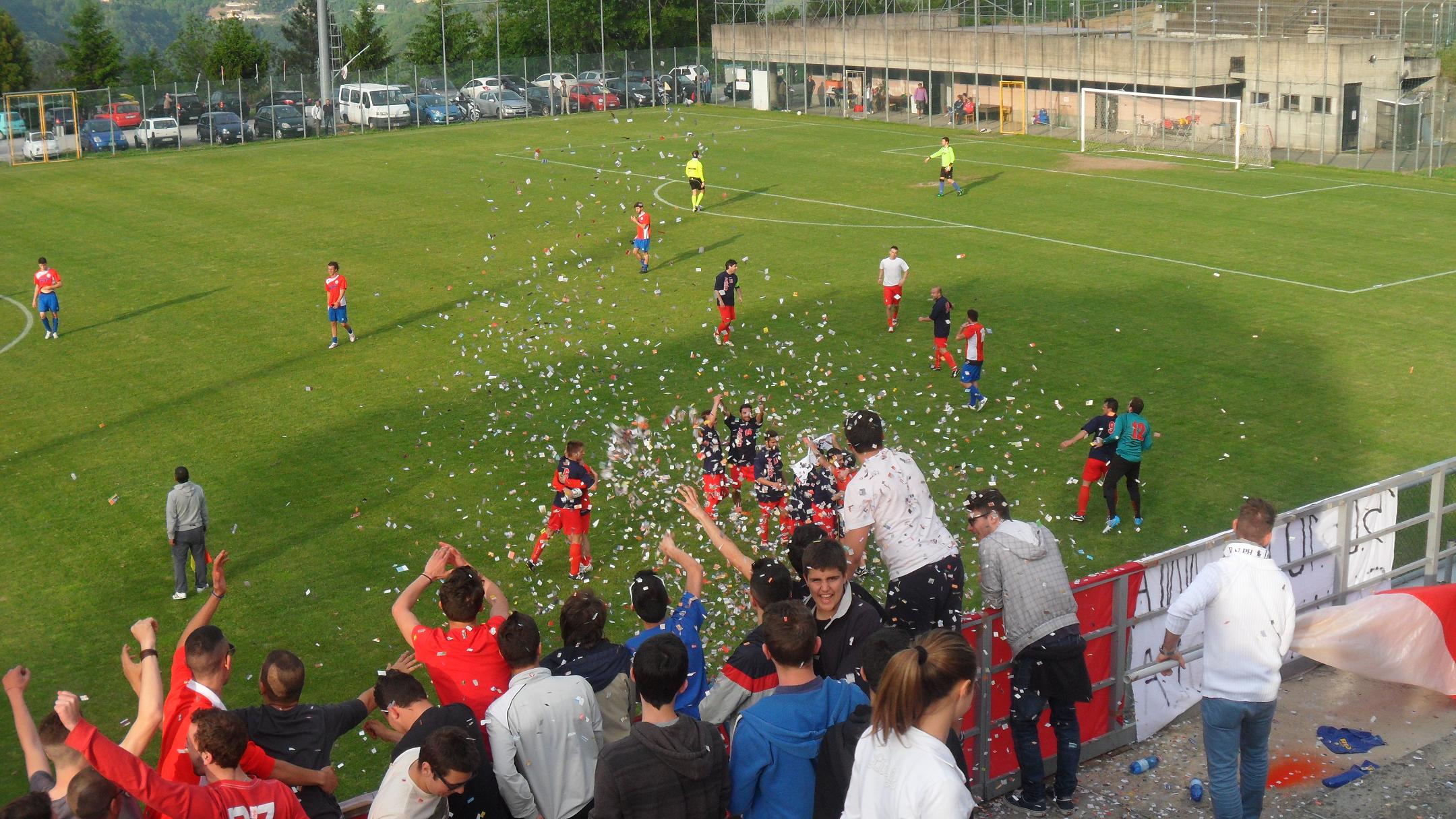 Si fa festa oggi sul terreno del Leivi