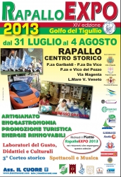 Torna RapalloExpò, nel centro storico dal 31 luglio al 4 agosto