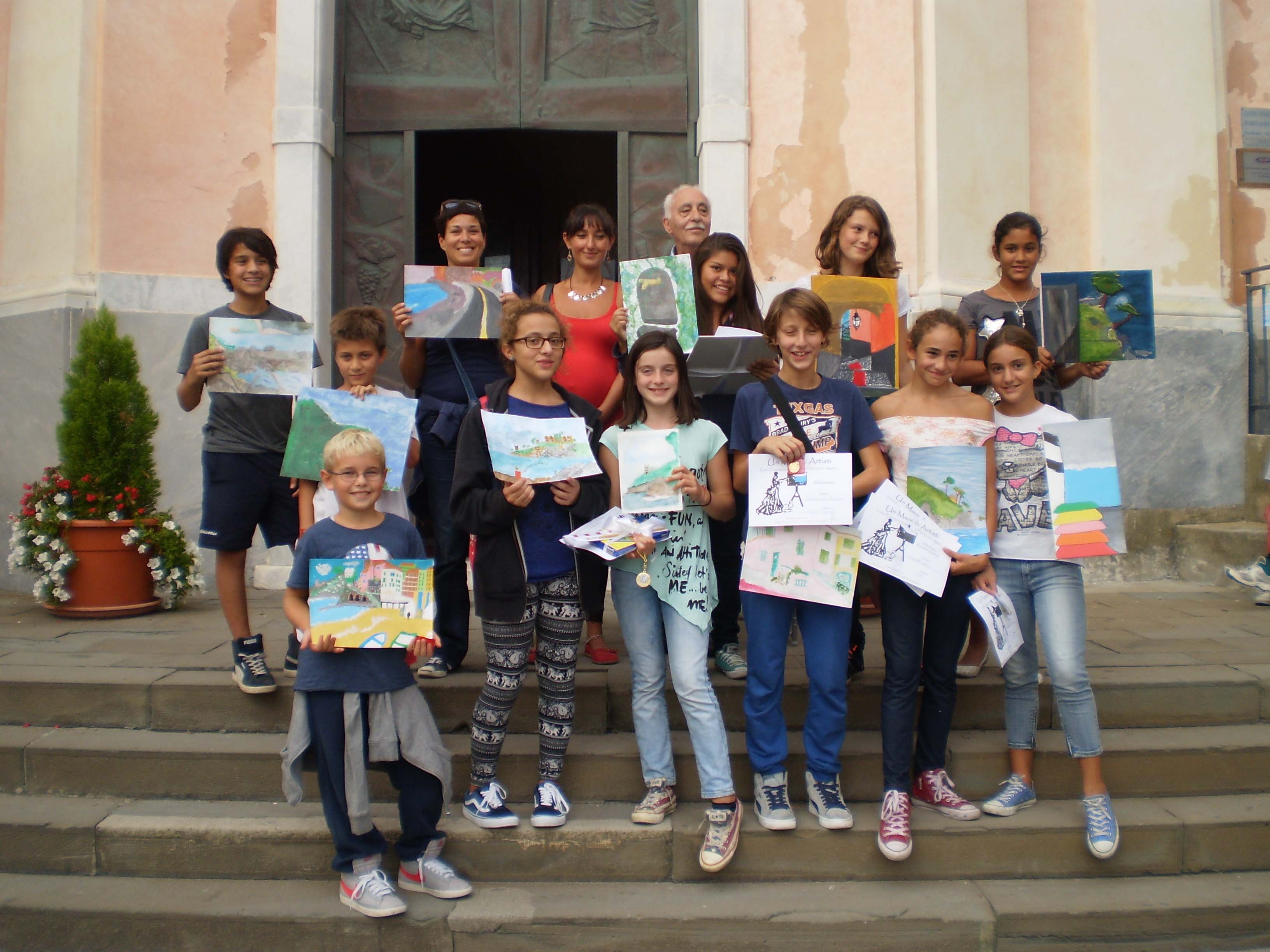 “I colori di Sori”, i nomi dei ragazzi che hanno vinto l’estemporanea