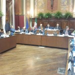 La sala consiliare del comune di Rapallo