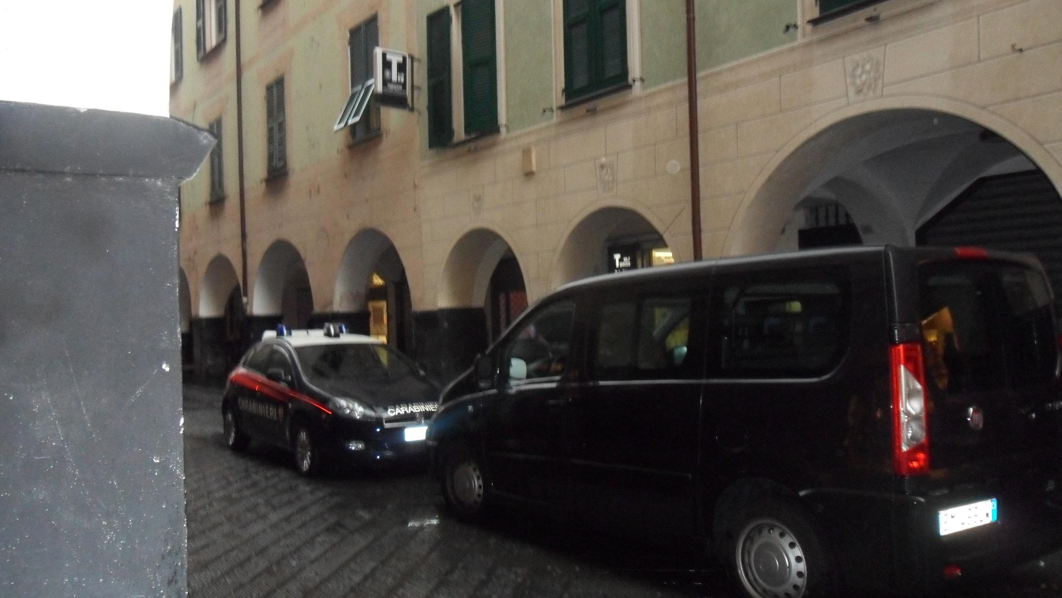Controllo effettuato dai carabinieri di Chiavari