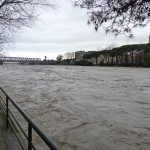 Il "seggiun" è l’argine napoleonico a valle del Ponte della Maddalena 