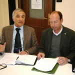 Roberto Levaggi ed il vice sindaco Sandro Garibaldi