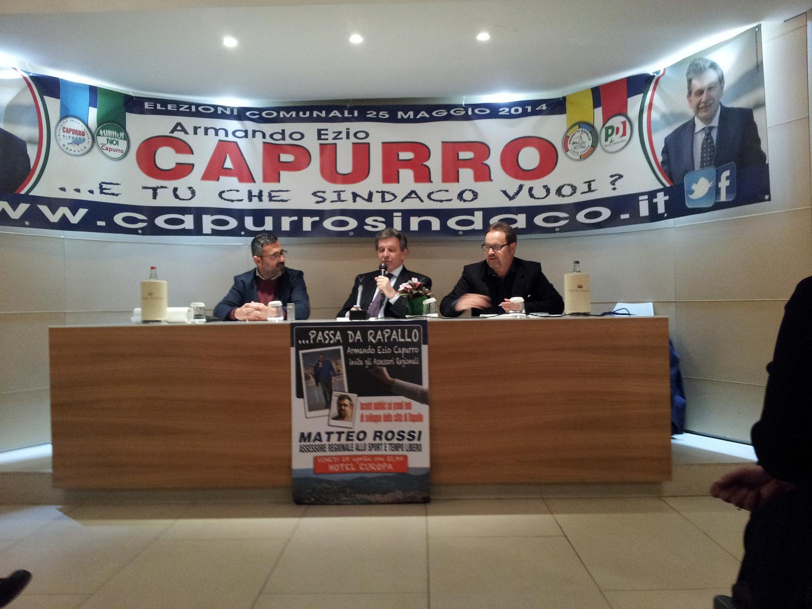 Armando Ezio Capurro con Matteo Rossi
