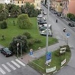 Il traffico arriva verso la Lapide e l'autostrada