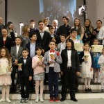 foto di gruppo per i vincitori del premio Bach