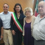 Enrica Sommariva e la giunta di Cogorno