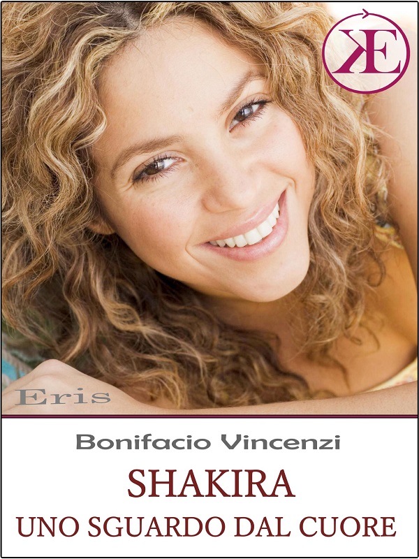 La copertina del libro dedicato a Shakira