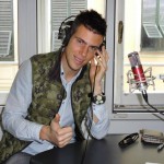 Michele Russo negli studi di Radio Aldebaran
