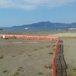 La spiaggia del porto al centro dei dubbi