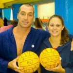 Arnaldo Deserti e Carola Falconi con i palloni