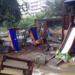 Il Parco come si presentava dopo l'alluvione