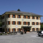 Il rifugio Devoto al Passo del Bocco