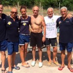 Foto di gruppo per gli atleti rapallesi