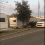 Un fotogramma del video postato su facebook