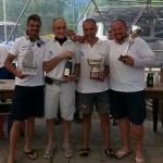 Ottavio Cimarosti è il primo a destra, con la coppa