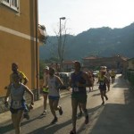 Un momento della corsa di sabato sera