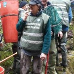 Umberto Righi in un momento dei controlli