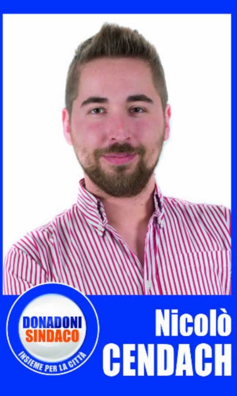 Il neo consigliere Nicolò Cendach