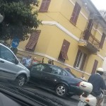 L'incidente di via Santa Chiara a Chiavari