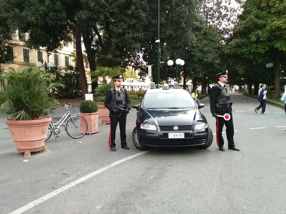 I carabinieri di Chiavari in servizio