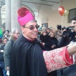 L'ingresso del vescovo dal Tigullio (da Facebook)