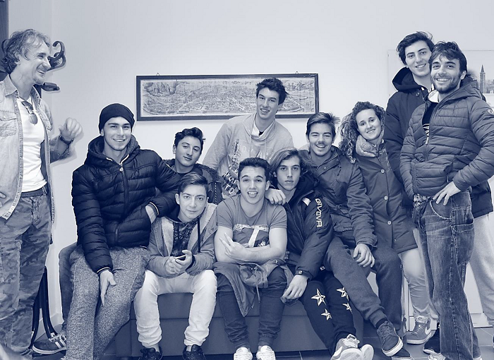Foto di gruppo per il team di Sestri Levante