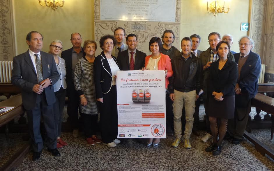 La presentazione del simbolo anti - azzardo