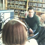 Nicola Orecchia negli studi della Radio