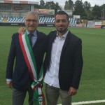 Gennaro Volpe con il sindaco Roberto Levaggi