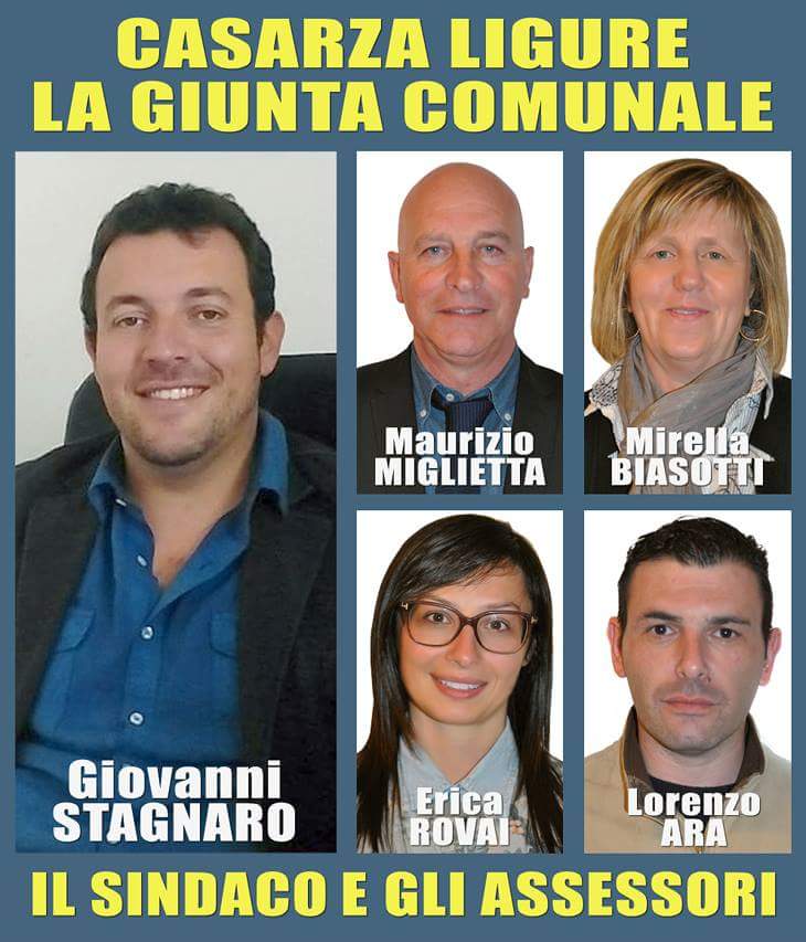 La giunta di Casarza all