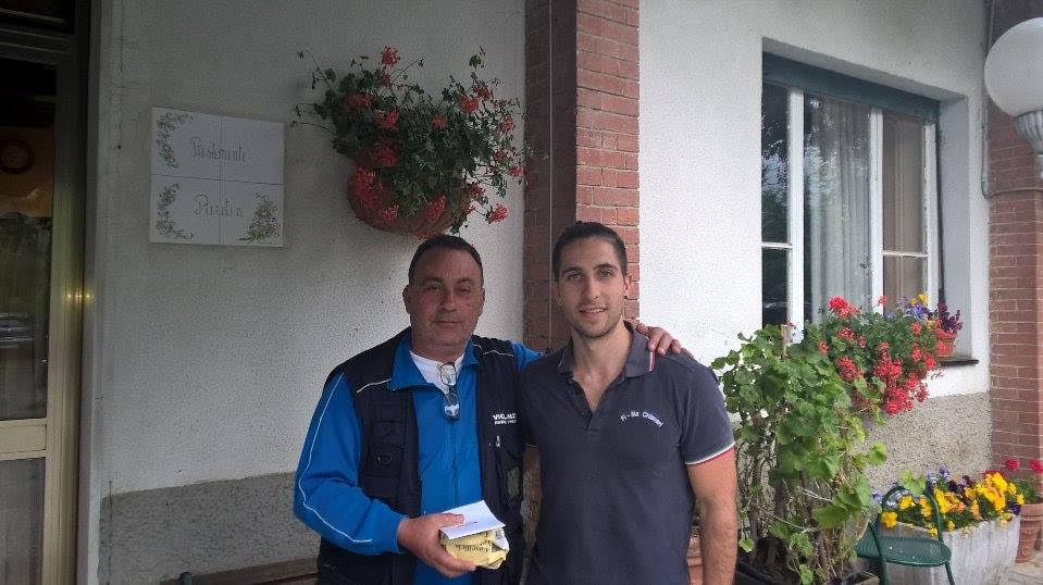 La premiazione del vincitore Valerio Govi